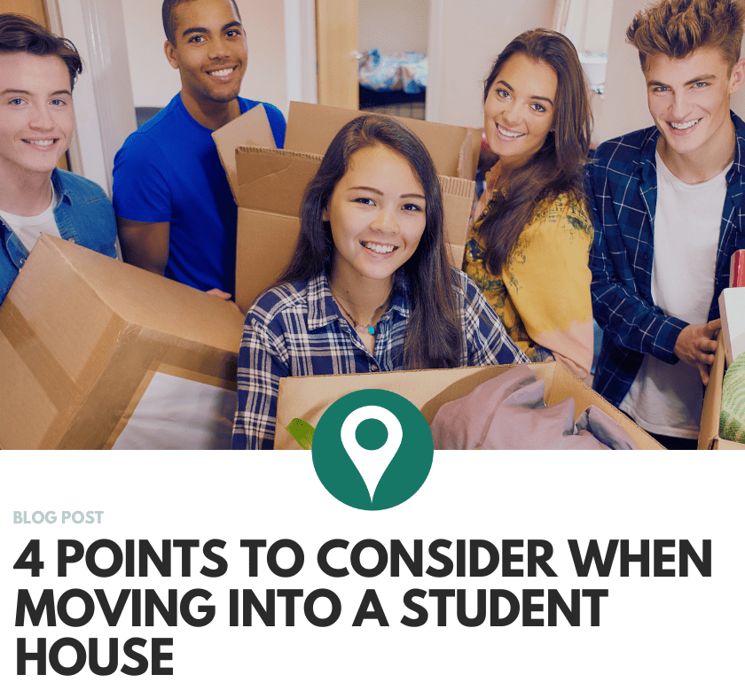 4 points to consider when moving into student accommodation