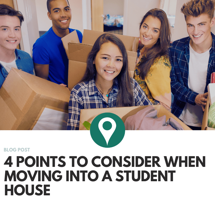 4 points to consider when  moving into student accommodation